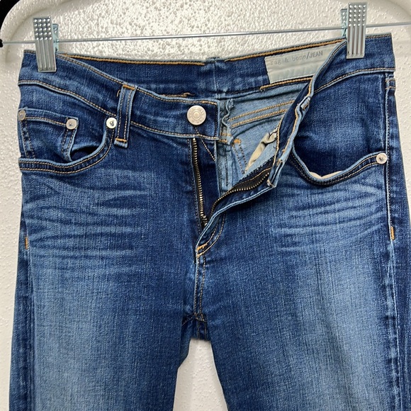 Rag & Bone The Dash Preston Wash Skinny Jeans Size 27 - Picture 7 of 14